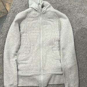 grey lululemon scuba jacket